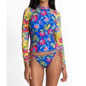 NEW JOHNNY WAS rumba mix long sleeve surf shirt in rumba mix